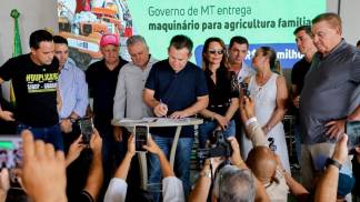 GOVERNADOR MAURO MENDES EM GUARANTÃ