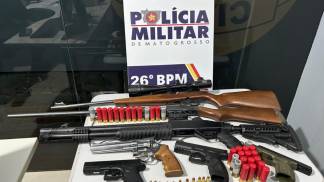 APREENSÃO DE ARMAS MT