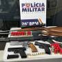 Apreensões de armas de fogo pela Polícia Militar crescem 78% em 2026 em Mato Grosso