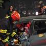 Bombeiros realizam simulado de resgate a vítima presa às ferragens em Guarantã do Norte