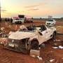 Motorista morre após carro sair da pista e capotar na BR-163 em Mato Grosso