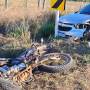 ACIDENTE ENTRE MOTO E CARRO DEIXA PILOTO GRAVEMENTE FERIDO EM JUARA