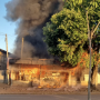 Incêndio destrói pastelaria e mobiliza Corpo de Bombeiros em Juara
