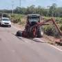 Motorista fica preso às ferragens após caminhão tombar próximo a Brasnorte