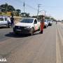 Campanha alerta motoristas de Juara sobre o perigo da fumaça de incêndios florestais nas rodovias