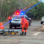 Acidente entre carro e motocicleta deixa homem ferido na Avenida Bahia em Juína