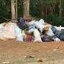 Ação retira seis bags de lixo do Parque da Lagoa da Garça em Juína