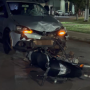 Acidente entre motocicleta e carro deixa jovem ferido e levanta cobranças por sinalização próximo à lagoa da garça em Juína