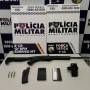Polícia Militar prende dupla e recupera veículos e arma roubados de residência